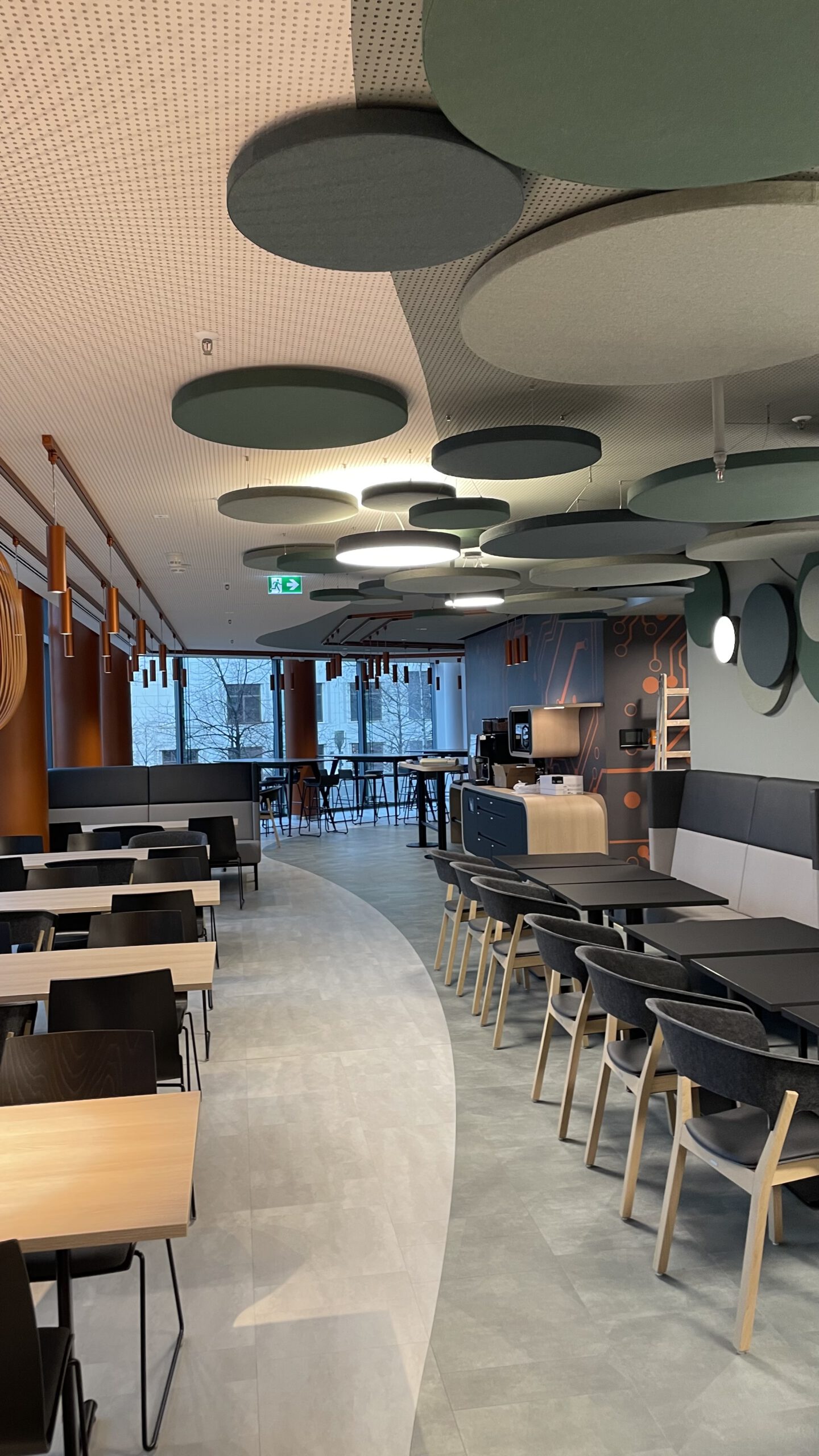Ansprechende Kantine